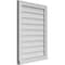 Ekena Millwork Vertical Surface Mount PVC Gable Vent w/ 2"W x 2"H , Brickmould Sill Frame, 22"W x 30"H GVPVE22X3003SN - alternate 2